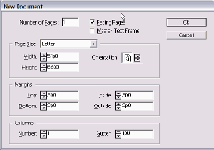    Document Setup