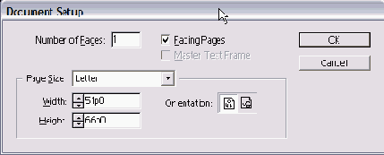   Document Setup   