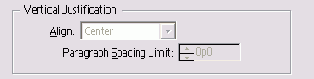   Paragraph Spacing Limit
