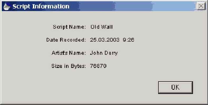   Script Information