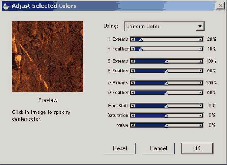  Adjust Selected Colors