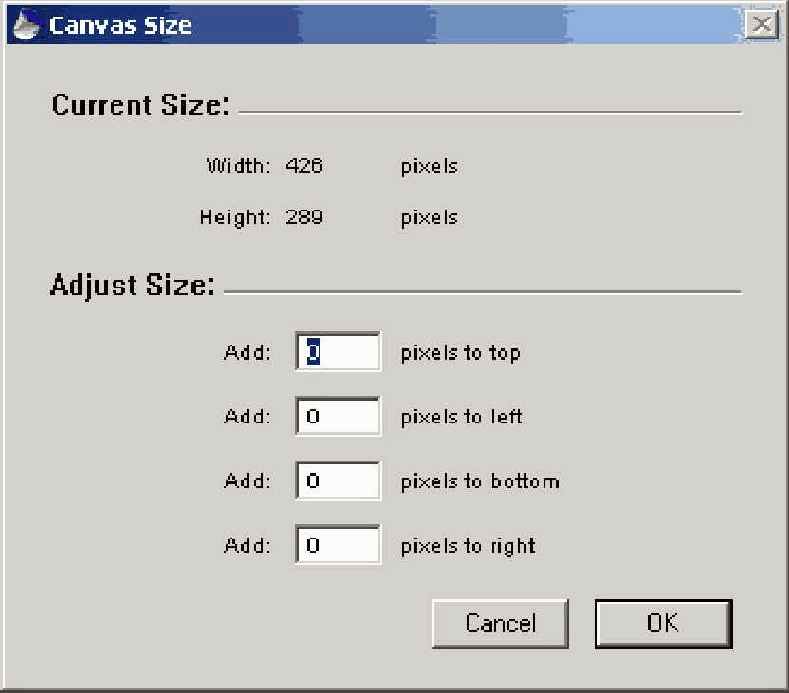 Canvas Size