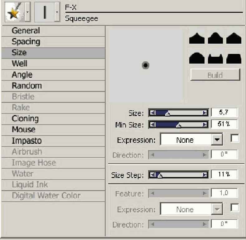  Brush Controls